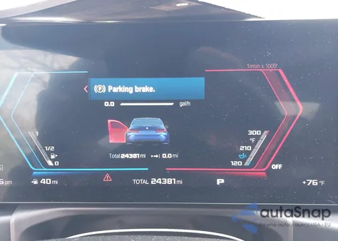 2024 BMW M3 Competition xDrive from USA, damaged, VIN WBS43AY01RFS51955